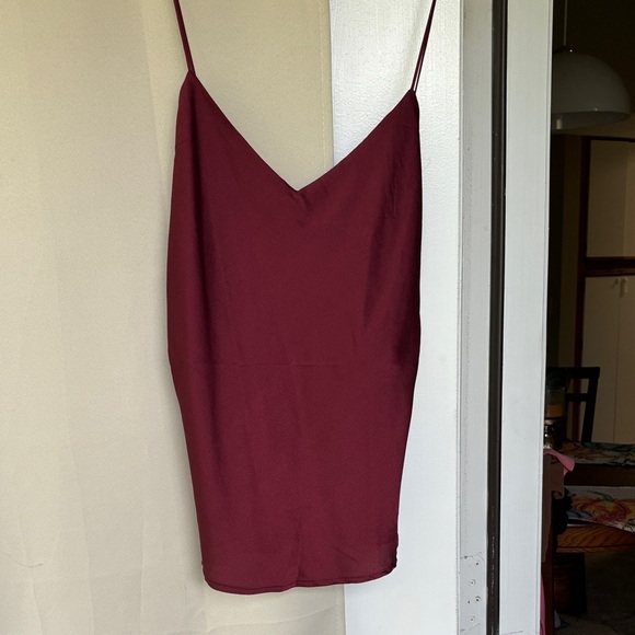 Shinestar Burgundy Camisole Top - Picture 1 of 3